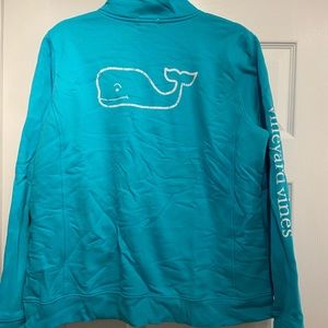 Vineyard Vines quarter zip blue
